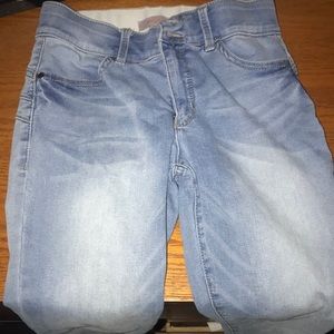 High Waisted Light Blue Jeans